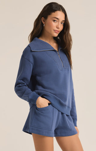 SONATA FLEECE SWEATSHIRT (TRUE NAVY) - Z SUPPLY