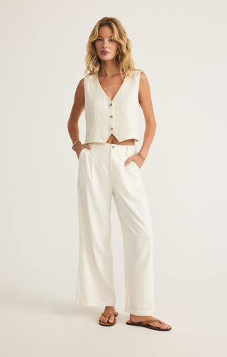 (Medium + Large) MARTA LINEN VEST