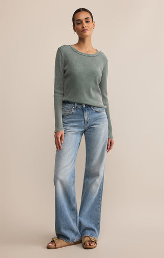 ARLET MINI THERMAL TOP (HUNTER GREEN) - Z SUPPLY