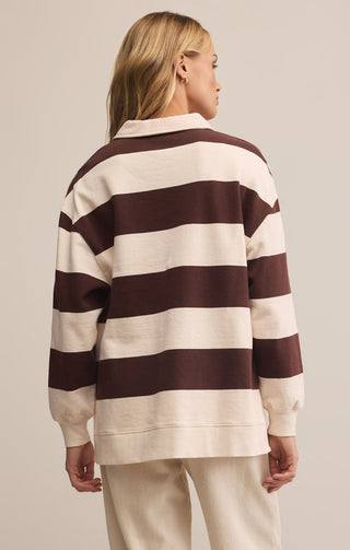 RUGBY BRUSHED FLEECE HENLEY - Z SUPPLY