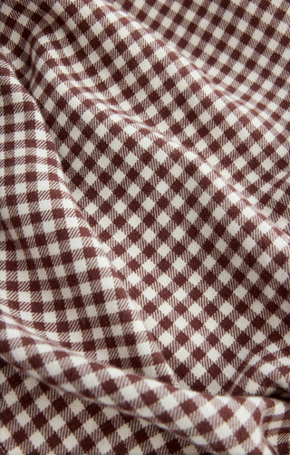 RIVER PLAID BUTTON UP (CHOCOLATE CHERRY) - Z SUPPLY