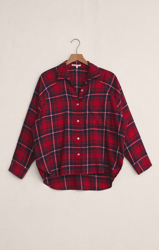 RIVER PLAID BUTTON UP - Z SUPPLY