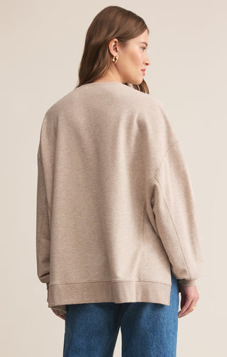 MODERN WEEKENDER SWEATSHIRT (NATURAL HEATHER) - Z SUPPLY