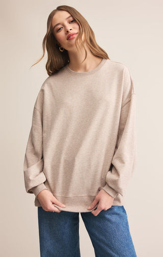 MODERN WEEKENDER SWEATSHIRT (NATURAL HEATHER) - Z SUPPLY