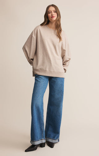 MODERN WEEKENDER SWEATSHIRT (NATURAL HEATHER) - Z SUPPLY