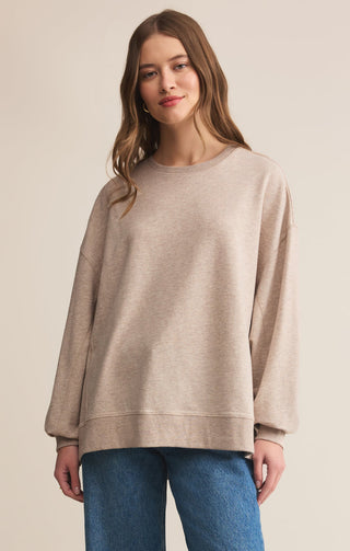 MODERN WEEKENDER SWEATSHIRT (NATURAL HEATHER) - Z SUPPLY