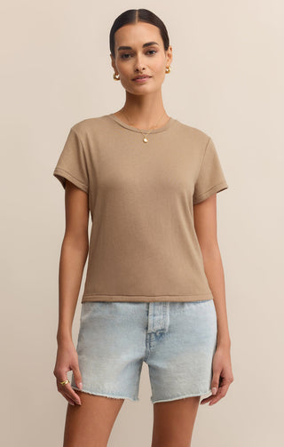 TOURIST KNIT JERSEY TEE (DESERT TAN) - Z SUPPLY