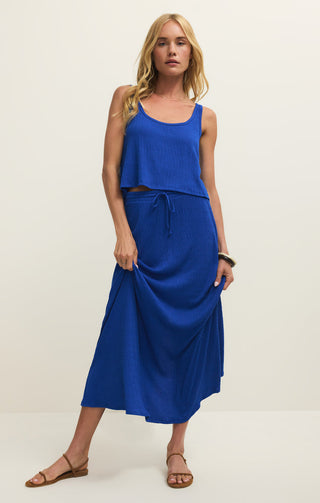 JOANNA TEXTURED KNIT TANK (COBALT) - Z SUPPLY