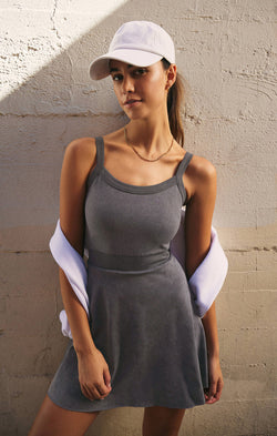 READY TO ROCK SEAMLESS ACTIVE DRESS (GRAPHITE) - Z SUPPLY