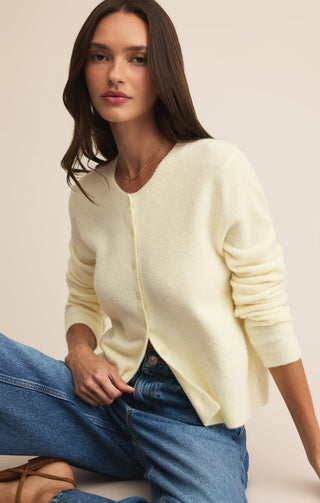 MEDINA COZY CARDIGAN (MELLOW YELLOW) - Z SUPPLY