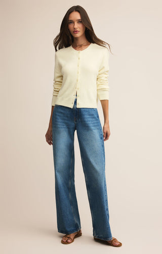 MEDINA COZY CARDIGAN (MELLOW YELLOW) - Z SUPPLY