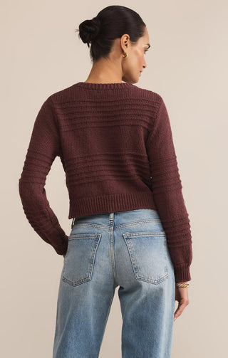 BETWEEN THE LINES CARDIGAN (SANDALWOOD) - Z SUPPLY