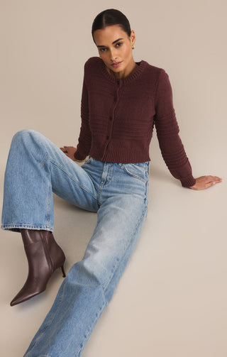 BETWEEN THE LINES CARDIGAN (SANDALWOOD) - Z SUPPLY