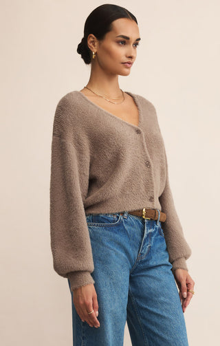 SADIRA FLUFFY CROP CARDIGAN (MOONLIGHT) - Z SUPPLY