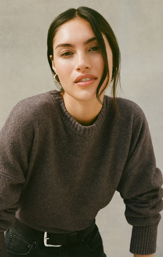 CIRRUS COZY SWEATER (BURNT ASH) - Z SUPPLY