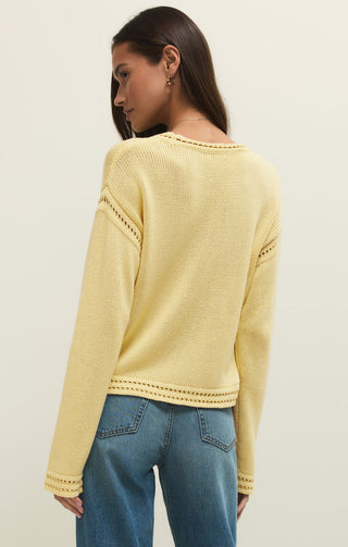 BELLAMI CROCHET SWEATER (SUNNYSIDE) - Z SUPPLY