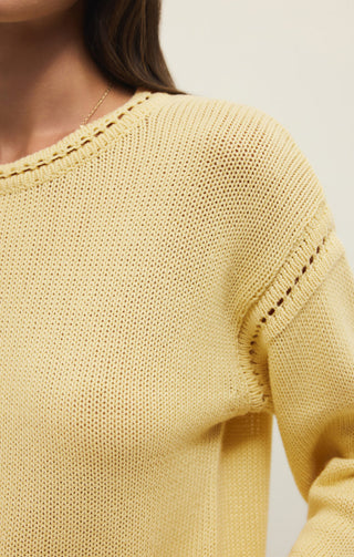 BELLAMI CROCHET SWEATER (SUNNYSIDE) - Z SUPPLY