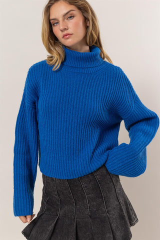 CROPPED (ROYAL BLUE) SWEATER