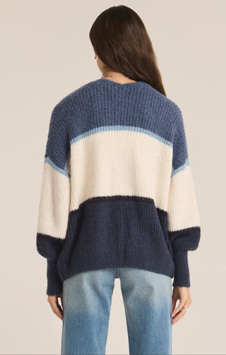 JONES STRIPE CARDIGAN (NAVY)- Z SUPPLY