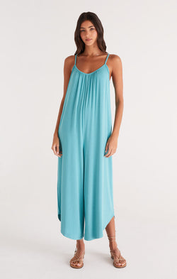 The Flared Jumpsuit (Cabana Teal) - Z SUPPLY