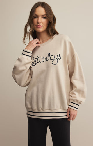 OVERSIZED SATURDAYS SWEATSHIRT - Z SUPPLY