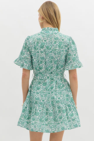 (LARGEThe Mint Manor Dress