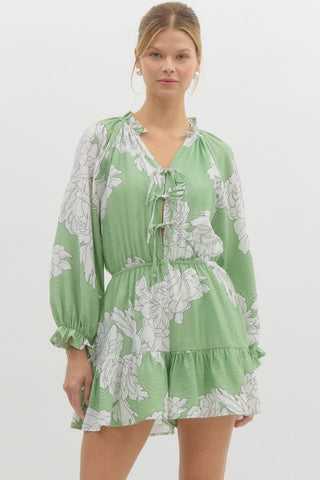 The Savannah Floral Romper