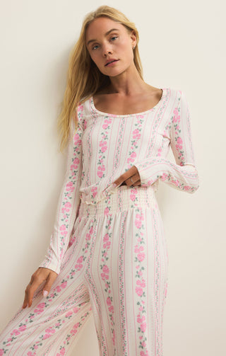 MARSEILLE BOUDOIR LONG SLEEVE TOP - Z SUPPLY