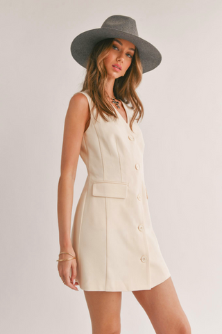 Serene Dress (Cream)  - SAGE THE LABEL