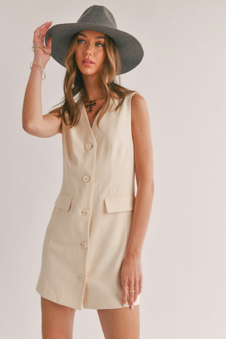 Serene Dress (Cream)  - SAGE THE LABEL