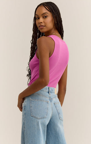 ESSY RIB TANK TOP (RASPBERRY SORBET) - Z SUPPLY