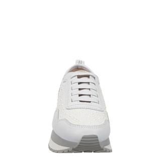 KINETIC IN WHITE PEARL PLATFORM SNEAKERS - NAKED FEET