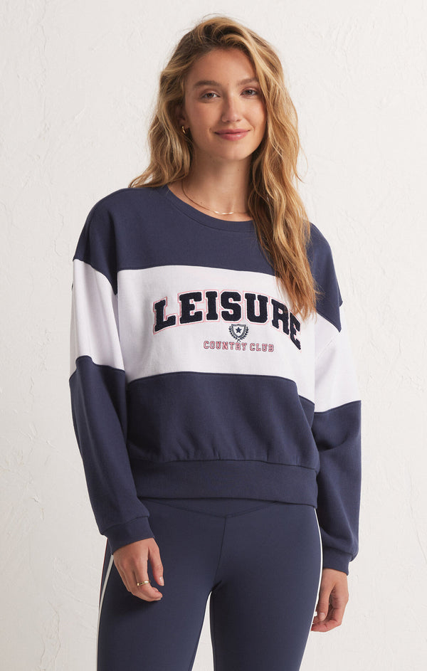 Leisure Sweatshirt (Navy) - Z SUPPLY