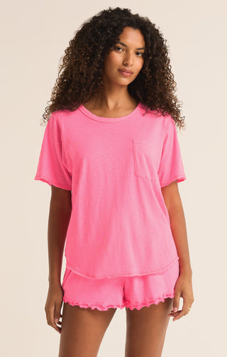 Monterey Slub Tee (NEON PINK) - Z SUPPLY