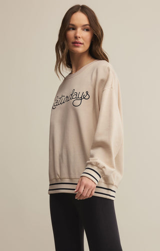 OVERSIZED SATURDAYS SWEATSHIRT - Z SUPPLY