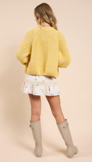 SUNROOF BUTTON CARDIGAN - SADIE SAGE