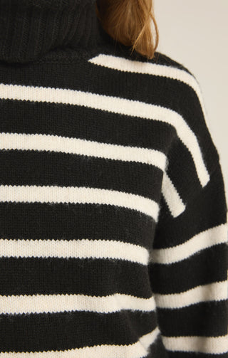 JOSEPHINE STRIPE SWEATER (BLACK) - Z SUPPLY