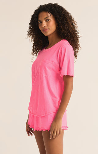 Monterey Slub Tee (NEON PINK) - Z SUPPLY