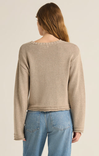 EMERSON SWEATER (OATMEAL HEATHER) - Z SUPPLY