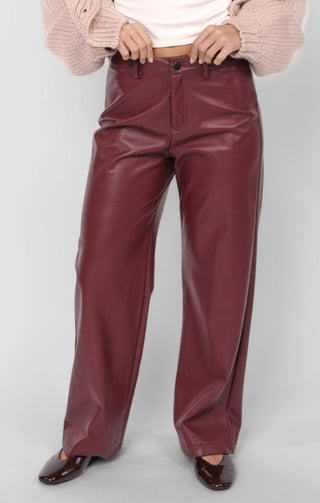 NIGHT VISION FAUX LEATHER PANTS - SADIE X SAGE