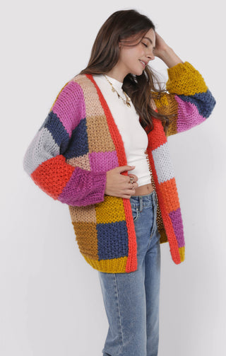 ELECTRIC FEELS HANDKNIT CARDIGAN