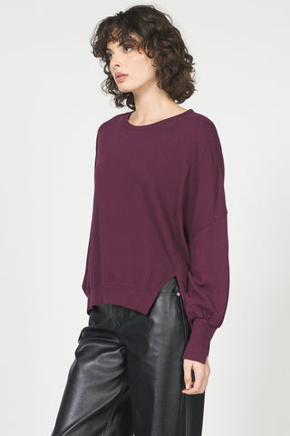 TRENTON CREW NECK OVERSIZED LONG SLEEVE