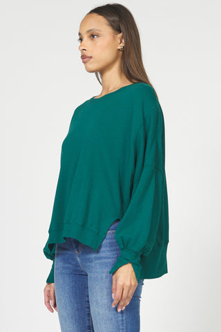 TRENTON CREW NECK OVERSIZED LONG SLEEVE