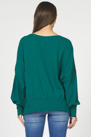 TRENTON CREW NECK OVERSIZED LONG SLEEVE