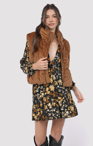COSMIC QUILTED VEST - SADIE SAGE
