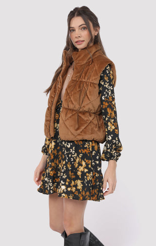 COSMIC QUILTED VEST - SADIE SAGE