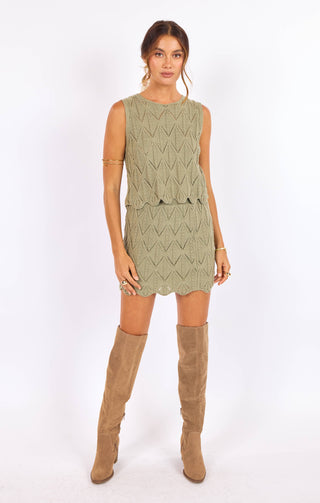SUCCULENT SWEATER TANK - SAGE THE LABEL