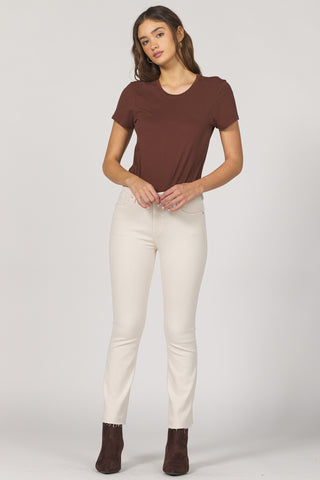 JEANNE FLARE JEAN (WHITE CAP GRAY)