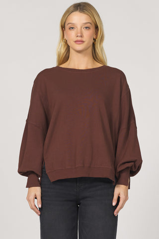 TRENTON CREW NECK OVERSIZED LONG SLEEVE