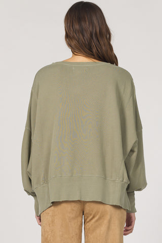 TRENTON CREW NECK OVERSIZED LONG SLEEVE